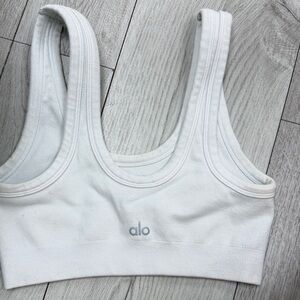 ALO Yoga White Sports Bra